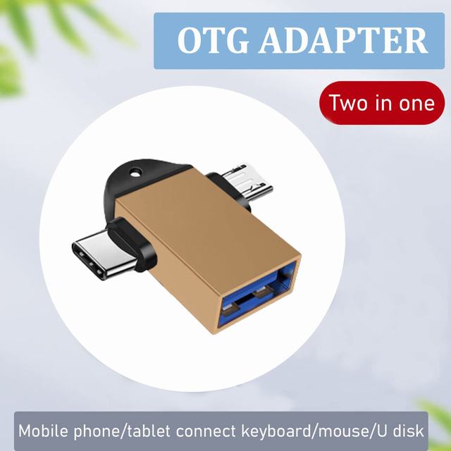 Adaptador OTG USB Tipo C a Micro USB(V8) – COMPUTER HOUSE