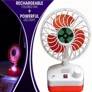 Rechargeable Fan with Led Light