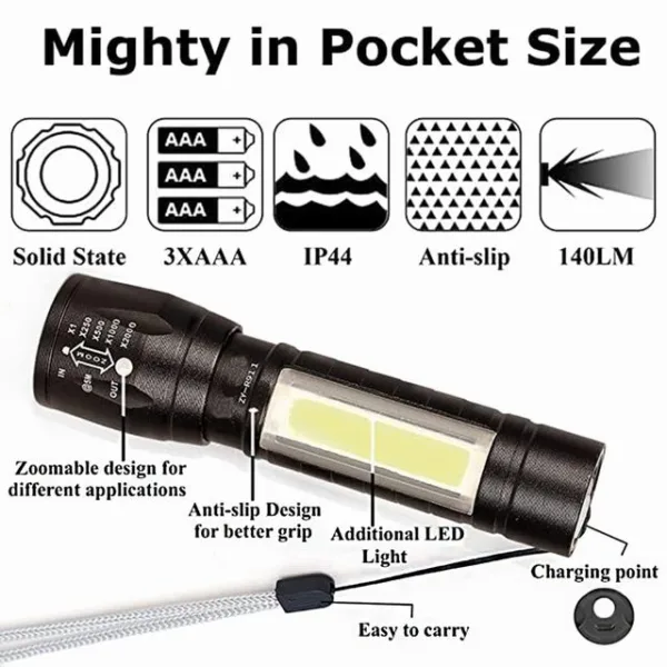 Mini Rechargeable Torch Light