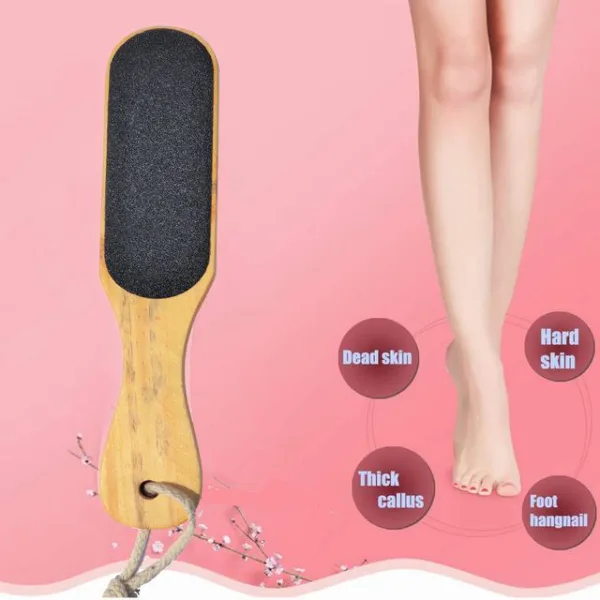 Wooden Foot Scrubber Footcare