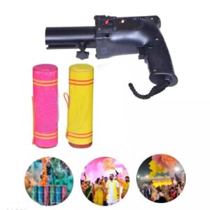 Gulal Pyro Color Refill with Gun Pack of 3