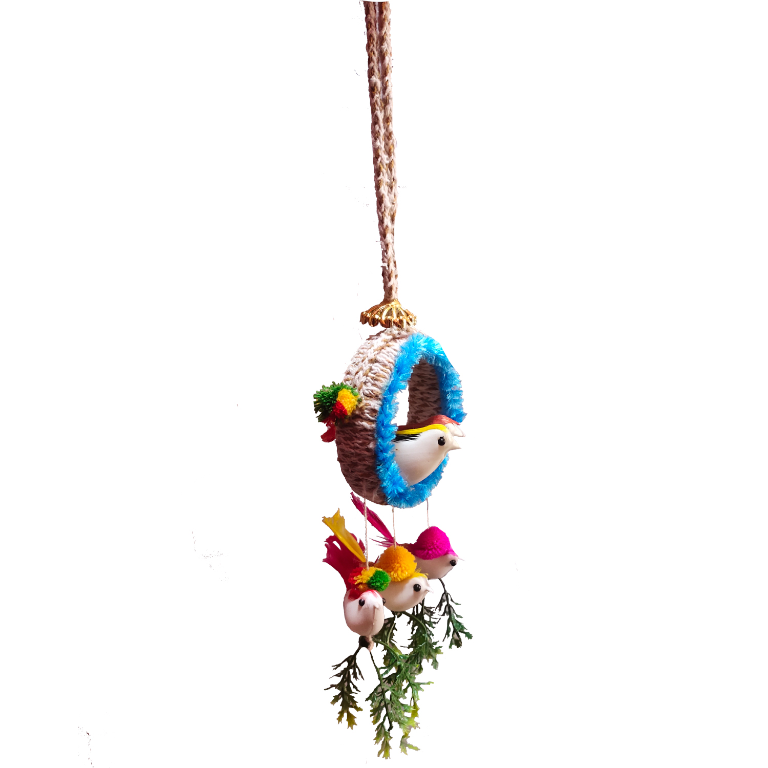 Artificial Birds Nest Wall Hanging for Home & Balcony - Image 2