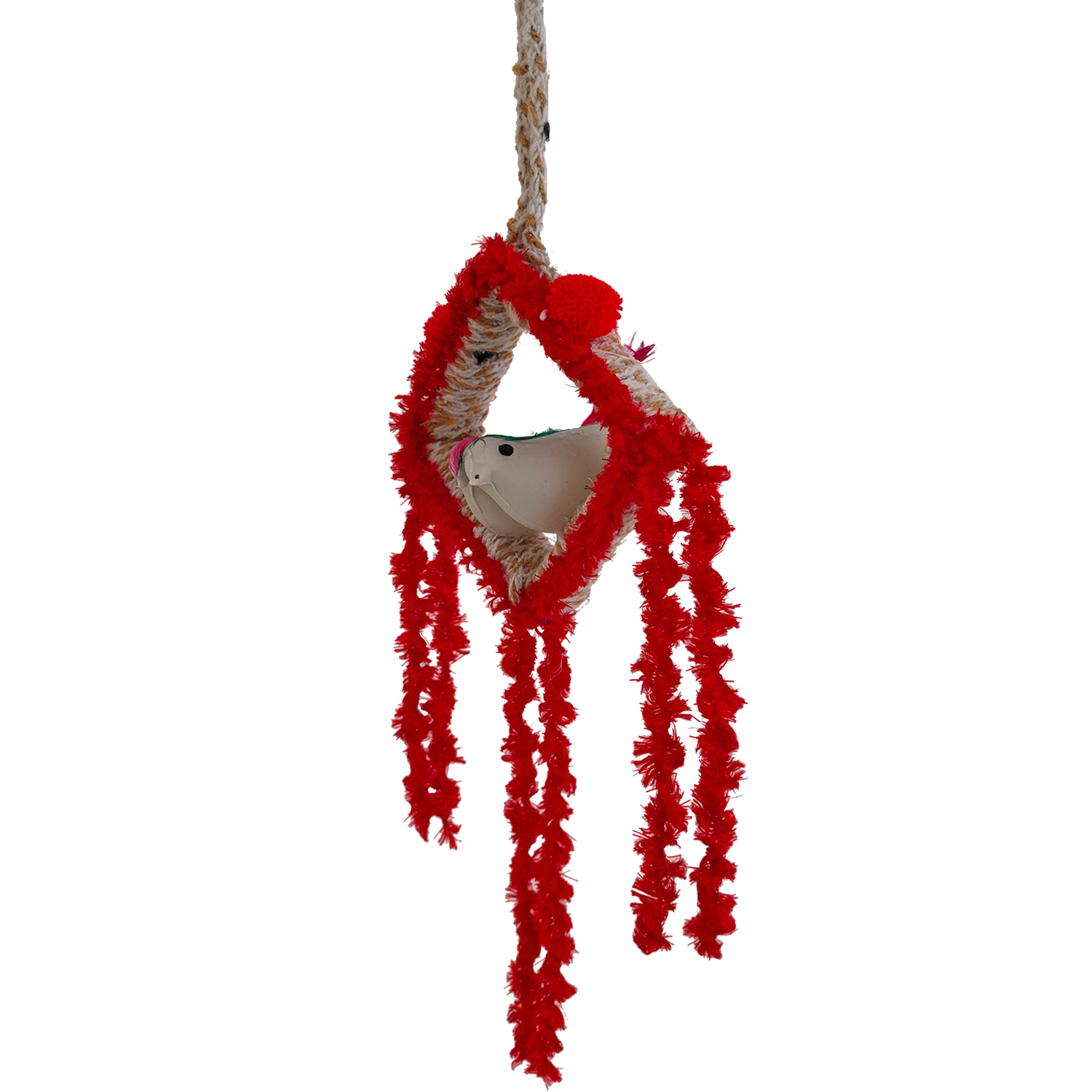 Handmade Hanging Bird Nest Decor for Home & Balcony | Decorative Jute Bird Hanging Wall Decor Combo Pack of 4 - Image 4
